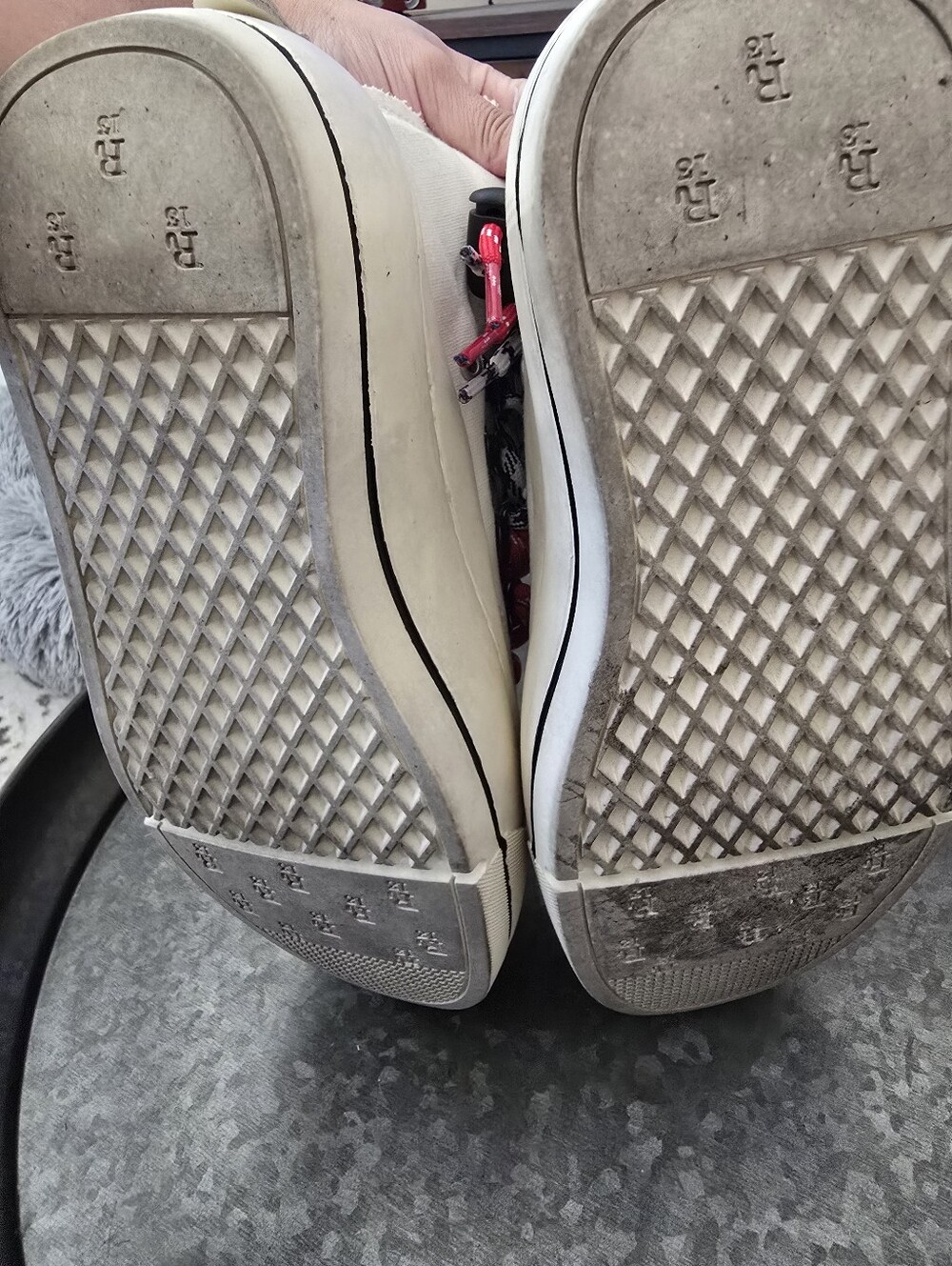 R13 Off-White Double Grommet Kurt Sneakers Size 36 - Picture 15 of 15